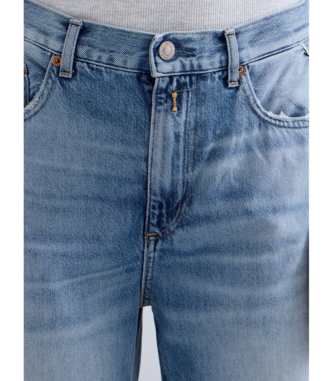 リラックスフィットMELJA ライトデニム 詳細画像 ライトブルー 5